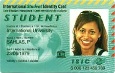 ISIC (International Student Identity Card) - международная пластиковая карта студента